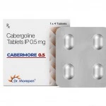CABERMORE 0.5 (Dr. Morepen, до 10.2026) 4 таб - 0.5мг\таб