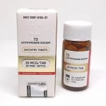 Liothyronine Sodium (Hilma, Лиотиронин натрия, Т3) 50 таб - 25мкг/таб