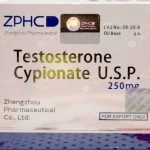 Testosterone Cypionate (ZPHC, Реплика) 10 ампул - 200мг\мл