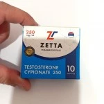 TESTOSTERONE CYPIONATE 250 (ZETTA) 10 ампул - 250мг/мл