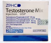 Testosterone Mix (ZPHC, Реплика) 10 ампул - 250мг/ампула